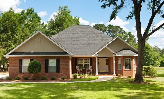 one story house front